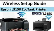 Epson Eco Tank L3150 Wireless Setup and Network Settings Tutorial