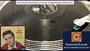 Elvis Presley Vinyl Records - Elvis Sings King Creole on Vintage Vinyl