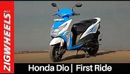 Honda Dio I Road Test Review I ZigWheels.com