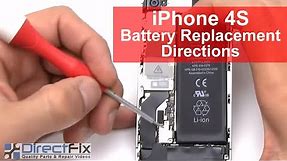 How to Replace the iPhone 4S Battery in 2 Minutes | DirectFix