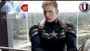 Captain America: The Winter Soldier - Elevator Fight Scene - MOVIE CLIP (4K HD)