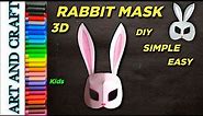 Rabbit face mask || Bunny face mask || mask for kids