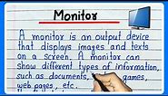 What is Monitor | Definition of Monitor | What is computer monitor | Monitor kise kahte hai