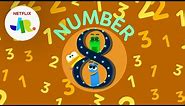 #8 Number Eight 8️⃣ StoryBots: Counting for Kids | Netflix Jr