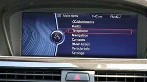 Pairing Your Bluetooth Phone with the BMW iDrive System