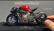 Assembling The Tamiya 1/12 Superleggera V4 Ducati : A Masterpiece in the Making