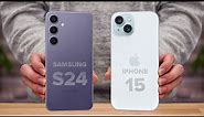 Samsung S24 Vs iPhone 15 | Full comparison ⚡ Which one is Best?