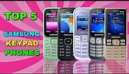 Top 5 best samsung keypad phone 2024 | Samsung best keypad mobile 2024 | Best keypad phone 2024