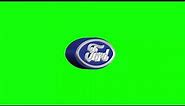 Ford Logo Icon Revolving 3D Animation Loop on Green Screen | 4K | FREE TO USE