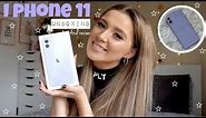New *PURPLE* iPhone 11 unboxing & setup💜| FIRST IMPRESSIONS!!