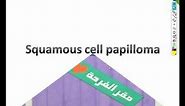 Patho slides, squamous cell papilloma