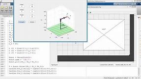 Using [peter corke] robotics toolbox with Matlab GUI - Forward and Inverse kinematics.