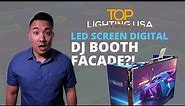 Top Lighting USA's new LED Screen Digital DJ Booth Facade