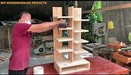 Easy Modern Style Woodworking From Pallets // The Best DIY Shoe Racks To Keep Your Home In Order