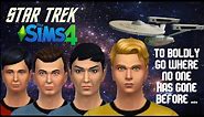 The Sims 4 CAS - The Original Star Trek CC|With My Mum