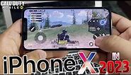 Call of Duty: MOBILE Gameplay on iPhone X in 2023? | WORTH IT PA BA? (MAX GRAPHICS & FRAME RATE)