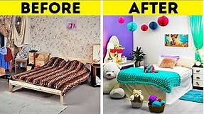 Easy Ways To Upgrade Your Bedroom || Cool Home Organizing And Decorating Hacks