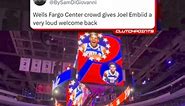 Sixers fans at Wells Fargo Center give Joel Embiid a very loud welcome back during the intros 🔊 (via @BySamDiGiovanni ) | Sixers Nation