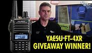 Ham Radio Outlet - FT 4XR Giveaway Winner