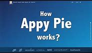 How Appy Pie works?