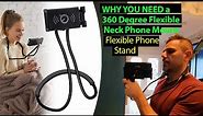 It WORKS! Hands Free Phone Holder, Neck Phone holder & Stand - Flexible Mobile Phone Mount Review
