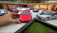 Miniature Garage for Diecast Scale Model Cars | 1/18 Scale Diorama