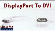 High Definition DisplayPort to DVI Adapter - Makes Video Easy #2918
