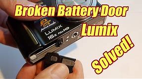 Panasonic Lumix Camera Broken Battery Door Replacement How To TZ ZS Series