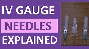 Iv Gauge Needles | What are the Differences Between 18, 20, 22, Gauge Needles