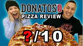 Donatos/Red Robin Pizza Review: Thin Crust Pepperoni Pizza