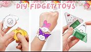 🌟 Crafting Kawaii: Super Easy Fidget Toy & Paper Craft Ideas! 🎨✂️ | DIY Sanrio Toys 🌈🚀 #sanrio