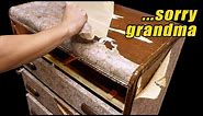Restoring Grandma's Dresser