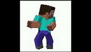 Minecraft Steve dancing for 3 minutes