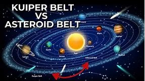 The Kuiper Belt VS The Asteroid Belt: A Closer Look At Two Space Regions