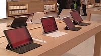 IPhone 13 and Tablet in Apple Store, Mall of America Minneapolis