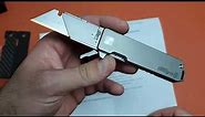 🔪Titanium Utility Knife, would you buy one? (Tirant Razor V3)