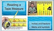 Learn how to Read a Tape Measure - Fraction - Measuring and Marking Lesson Series -