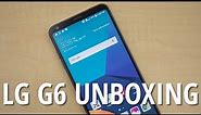 LG G6 first unboxing