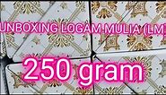 UNBOXING LOGAM MULIA ANTAM 250 GRAM