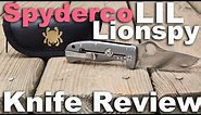 Spyderco Lil Lionspy Pocket Knife Review, Collaboration with Lion Steel (Elmax)