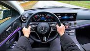 2022 Mercedes Benz E-Class E200 - pov test drive