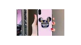 iphone xs case diamond people mickey iphone x 7 8 6s plus case