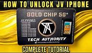 HOW TO UNLOCK JV iPHONE | How to use ESIM in JV iPhone | JV Chip for iPhone | GOLD CHIP 5G+ GUIDE