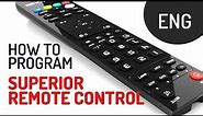 Tutorial: How to program Superior programmable remote control 4in1, 2in1, 1in1