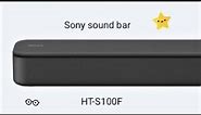 SONY HT-S100F - 120W Sound Bar With Bluetooth | Review
