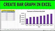 How to Make a Bar Graph in Excel | Making a Simple Bar Graph in Excel