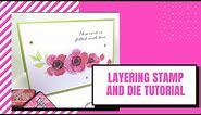 Gemini Crafter's Companion Card Tutorial - Perfect Posy Layering Stamps and Dies