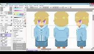 Basic Process of Sprite Creation for RPGMaker