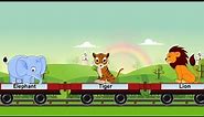 Animal Train - Kids learning train