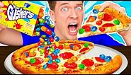 WEIRD Food Combinations People LOVE!!! *PIZZA & SOUR CANDY* Eating Funky & Gross Impossible Foods